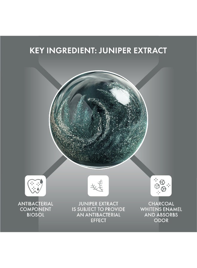 سبلات سبيشل بلاكوود | تبييض قوي | معجون أسود بالفحم | نباتي وخالٍ من الفلورايد | يحتوي على مضادات أكسدة من مستخلص العرعر | انتعاش قوي يدوم طويلاً | 75 مل - Image 5